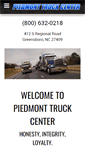 Mobile Screenshot of piedmonttruckcenter.com